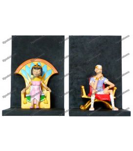 ASTERIX Resin Bookends Figurines CLEOPATRA and JULIUS CAESAR