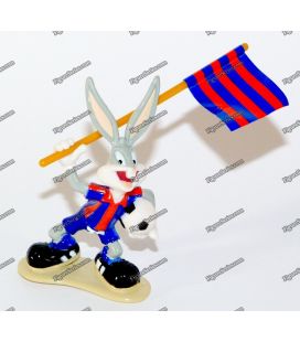 Figura fútbol BUGS BUNNY FC Barcelona estrella juguetes 1996