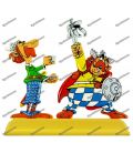 Figurine JOLITORAX and ZEBIGBOS in lead ASTERIX among the Bretons