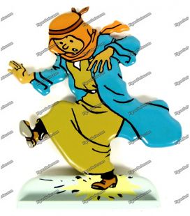 Saudische Tintin Figur in Blei im Land des schwarzen Goldes