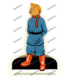 TINTIN figurine in the Land of the Soviets in lead