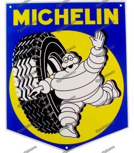 Piastra piastra di metallo logo pneumatico bibendum MICHELIN