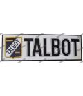 Placa de metal TALBOT