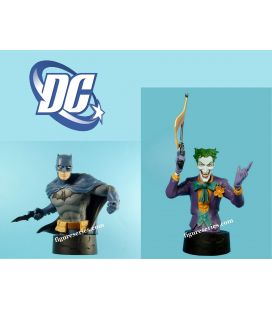 Lotto 2 busti in BATMAN e il JOKER DC Comics statuine resina