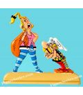 ASTERIX the ROSE and the GLAIVE metal figurine MAESTRIA