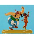 ASTERIX and the INDIANS metal figurine OBELIX and the Indian