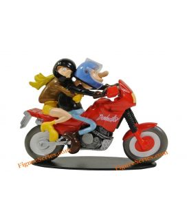 Joe Bar Team motorcycle HONDA 650 DOMINATOR figurine trail