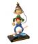Figurine GASTON LAGAFFE endormi avec son réveil