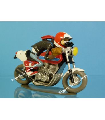 HONDA 900 gold Schale Harz Motorrad Figur