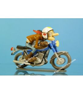 Figurine moto en résine YAMAHA 350 YR1
