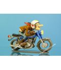 Motorcycle figurine in resin YAMAHA 350 YR1