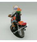 HARLEY DAVIDSON XR 883 Sporstrack Joe Bar Team figurine résine moto