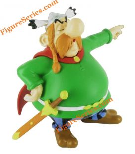 Large figurine ABRARACOURCIX resin ASTERIX the village chief