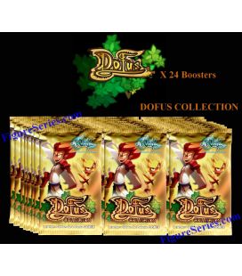 caixa de booster francês 24 cartões lustroso WAKFU DOFUS coleção pacotes