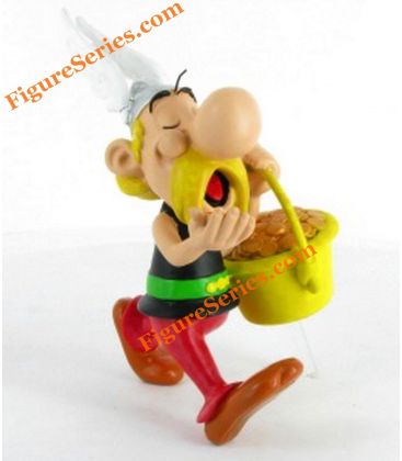 Figurine resin asterix the Gaul and the pot of gold
