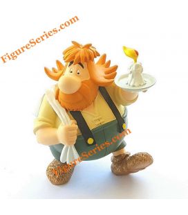 PETISUIX aubergiste Suisse figurine en résine Asterix