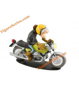 Resina di MOTO GUZZI 750 V7 sport figurina Joe Bar Team