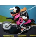 KAWASAKI 650 KLX figurine moto trail en résine Joe Bar Team