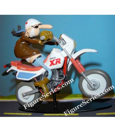 600 HONDA XR Enduro Motorrad Figur Kunstharz Joe Bar Team