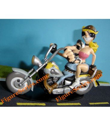 HARLEY DAVIDSON 1240 low rider figurine en résine custom Joe Bar Team