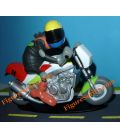 KAWASAKI 750 ZXR Stinger Resin Motorrad Figur Joe Bar Team