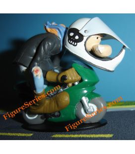 POCKET BIKE moped figurine resin Joe Bar Team