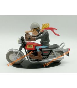 Resina figurina Joe Bar Team TRIUMPH 750 BONNEVILLE moto