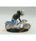 MBK motorbike blue figurine resin Joe Bar Team mob
