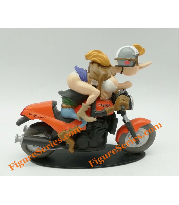 Figure Series: TRIUMPH 900 Speed Triple figurine moto en résine
