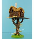 The VILLAGE of ASTERIX figurine ABRARACOURCIX and the house of the bard n° 3 PLASTOY