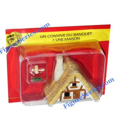 The VILLAGE of ASTERIX Gallic guest figurine and house 48 PLASTOY