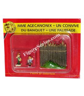 Le VILLAGE d'ASTERIX figurine Mme AGECANONIX n° 58 PLASTOY