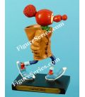 Resin figurine GASTON LAGAFFE and its Plastoy nose cover