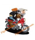 HONDA 70 DAX Figurine Joe Bar Team moto résine