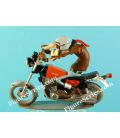 Resin Motorrad Figur Joe Bar Team BENELLI 750 SEI