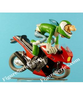 Bicicleta en figurita de resina de Joe Bar Team KAWASAKI 900 Ninja 1985