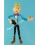 Figurine flexi GASTON LAGAFFE souriant par quick