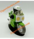Miniatuur hars Joe Bar Team sport motorfiets KAWASAKI 1000 godier genoud