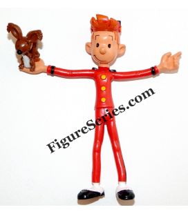 SPIROU flexi figurine and his SPIP squirrel by quick