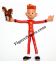 Figurine flexi GASTON LAGAFFE souriant par quick