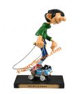 GASTON LAGAFFE Resin Figurine and Battery Operated Skates