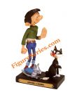 GASTON LAGAFFE Resin Figurine His Cat and Mouse Armor