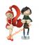Figurines résine GASTON LAGAFFE et Mlle JEANNE