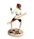 TOMB RAIDER figurine in RESIN LARA CROFT in kimono