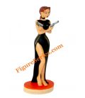 Estatueta de resina TOMB RAIDER LARA CROFT em vestido de noite sexy