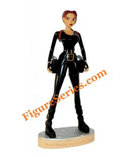 Statuetta resina TOMB RAIDER LARA CROFT in combattimento