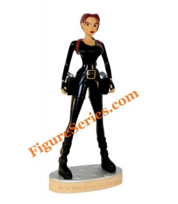 Statuetta resina TOMB RAIDER LARA CROFT in combattimento