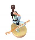 TOMB RAIDER figurine en résine LARA CROFT training